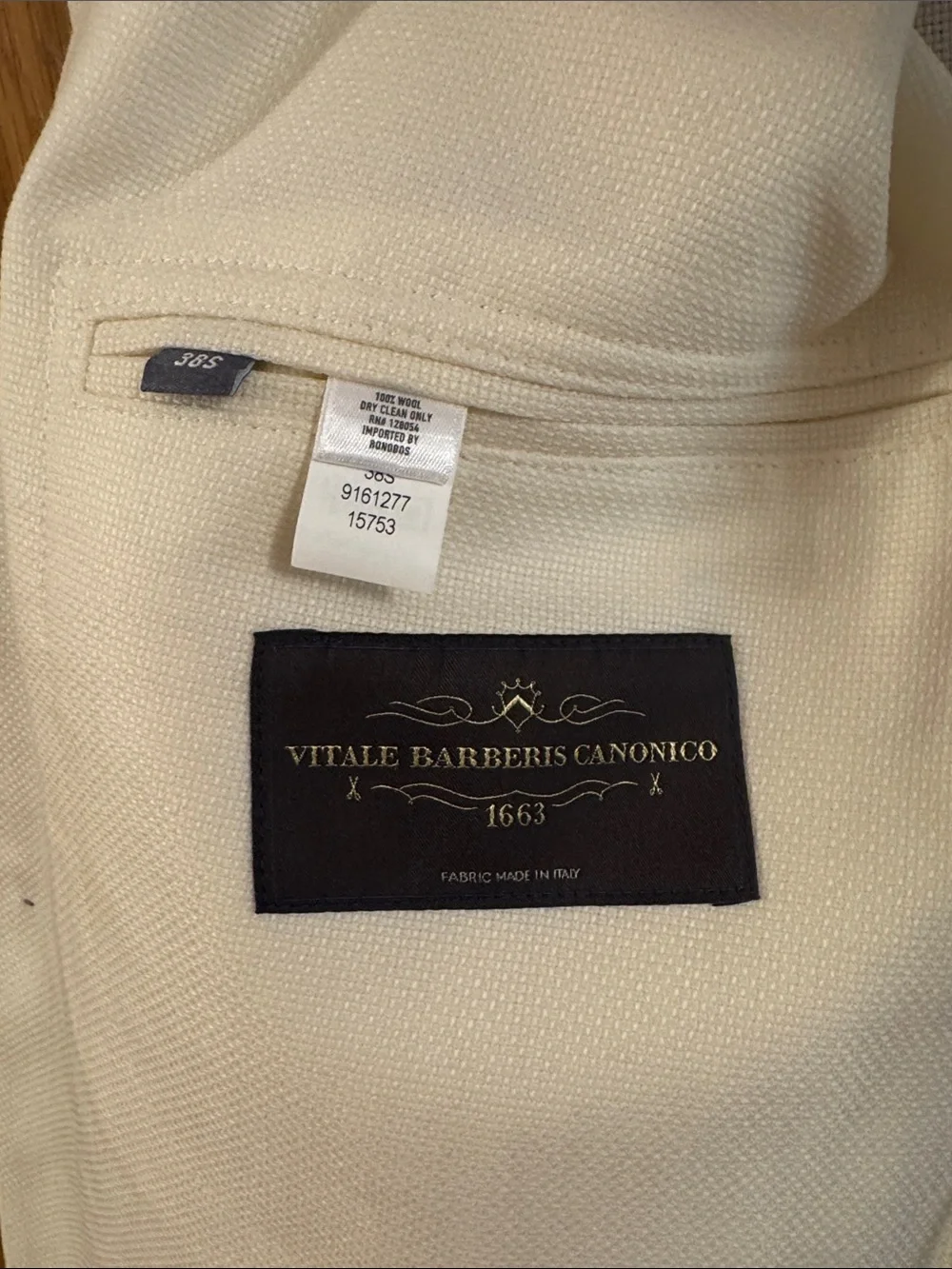 Bonobos VBC Jetsetter Unconstructed Italian Wool Blazer Slim Fit Men’s 38S